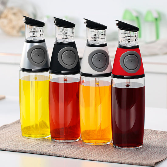 Oil Bottle and Kitchen Seasoning Jar Set