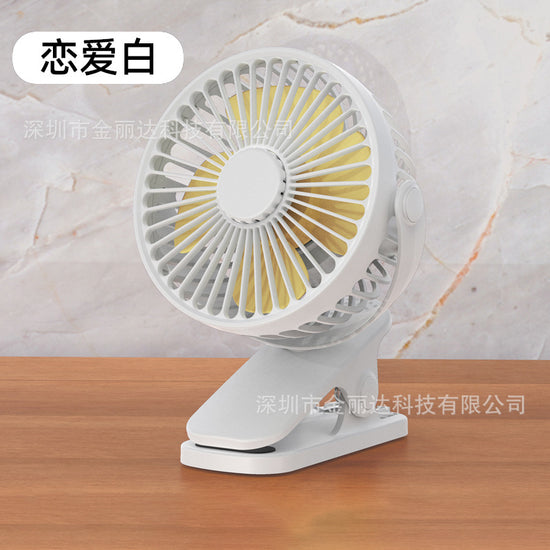 New Cat Paw Brushless Clip Fan - Mini Portable USB Fan
