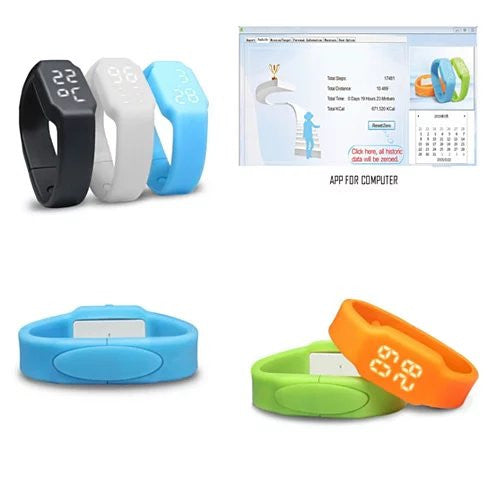 Smart and Simple Fitness Tracker Watch and Pedometer works without Smartphone