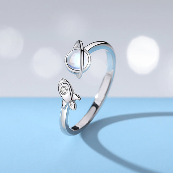 Galaxy Matching Couple Ring Pair