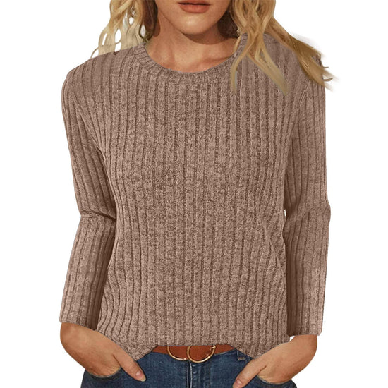 Long Sleeve Shirts for Women Womens Fall Sweaters Long Sleeve Sweaters for Women Sweaters for Women Black Crew Neck Sweater Women Womens Crew Neck Sweaters Long Sleeve