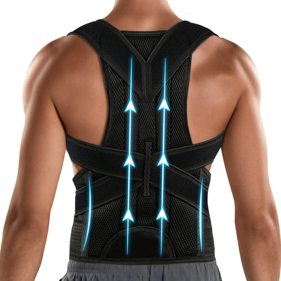 Posture Corrector for Men&Women - Back Brace for Lumbar Support and Upright - Breathable Back Straightener Back Corrector Posture Improve and Neck Back Shoulder Pain Relieve 2X-Large(42-48 Inches)